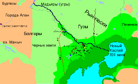 Volga Khazaria in the VI-XIII cc. AD