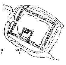 Scheme of the Majackoe gorodishte