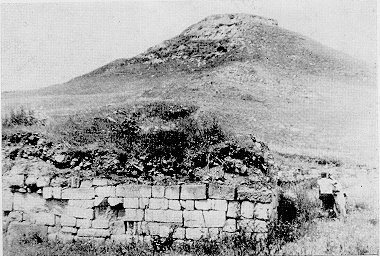Humarin gorodishte at the upper course of Kuban river