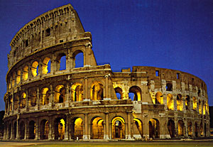 Roman Colloseum at Night