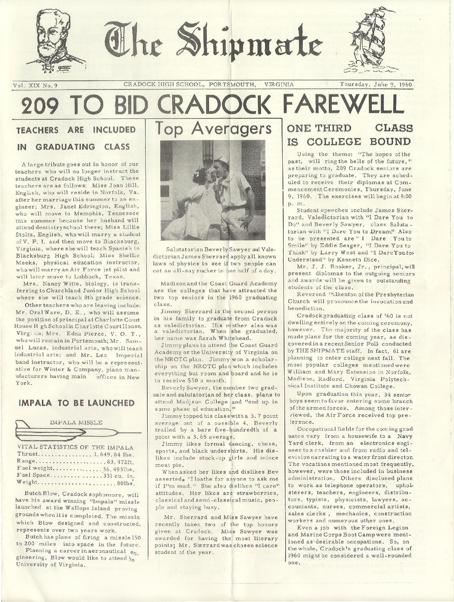 The Shipmate-June 1960-Pg. 1