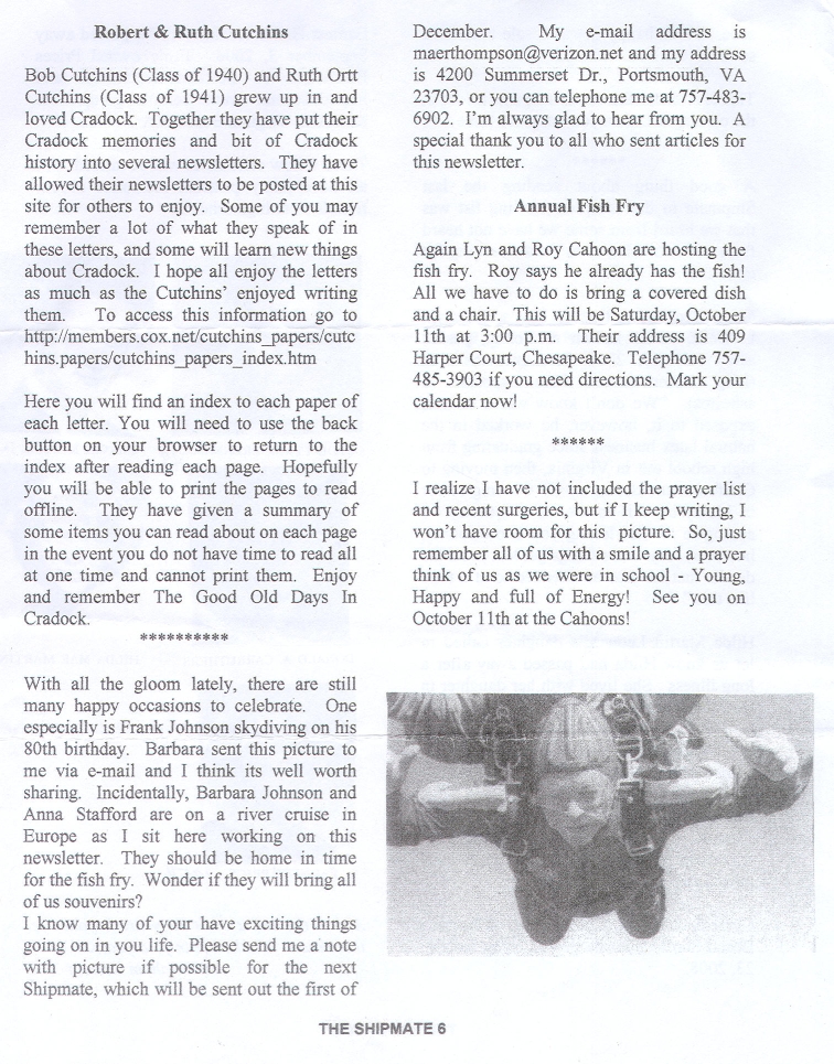 The Shipmate -Sept.2008 - pg. 6